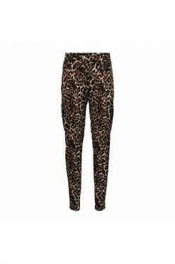 &Co Woman Broeken Broek Travel Dierenprint PHILLY ANIMAL TRAVEL/90550 Brown