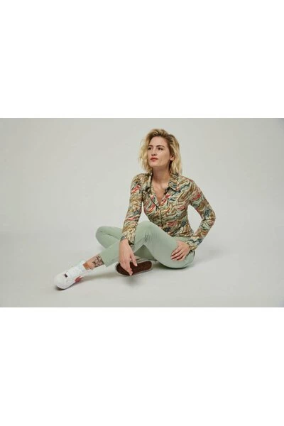 &Co Woman Sweatpants Green 3 &Co Woman Sweatpants Green - Afbeelding 3