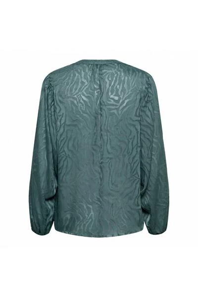 &Co Woman Blouses Blouse Ausbrenner AISHA Green 4 &Co Woman Blouses Blouse Ausbrenner AISHA Green - Afbeelding 4