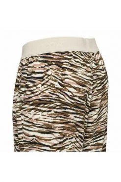 &Co Woman Wijde Broeken TROUSERS Brown