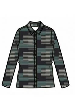 &Co Woman Longsleeve Shirts Co Woman Lotte Grid Black