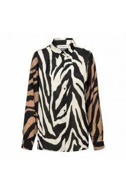 &Co Woman Blouses Aubrie Tiger Blouse Black -&Co Woman Verkoop 7463742d65cbcc524a8cb61a091cf2ef