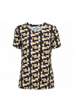 &Co Woman T-shirts Co Woman Shirt VERA BIG GRAPHIC TO178/99050 Black