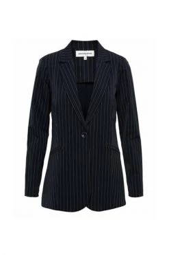 &Co Woman Blazers Phoebe Stripe Blazer Blue -&Co Woman Verkoop 93c3ff679174c69ce73de30277ea8b3d