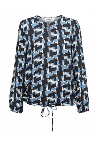 &Co Woman Blouses Blouse Blue 2 &Co Woman Blouses Blouse Blue - Afbeelding 2