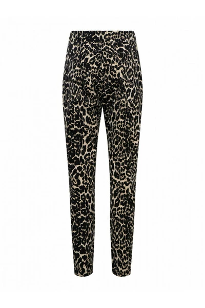 &Co Woman Leggings & Treggings PANT PHILLY LEOPARD Black 5 &Co Woman Leggings & Treggings PANT PHILLY LEOPARD Black - Afbeelding 5
