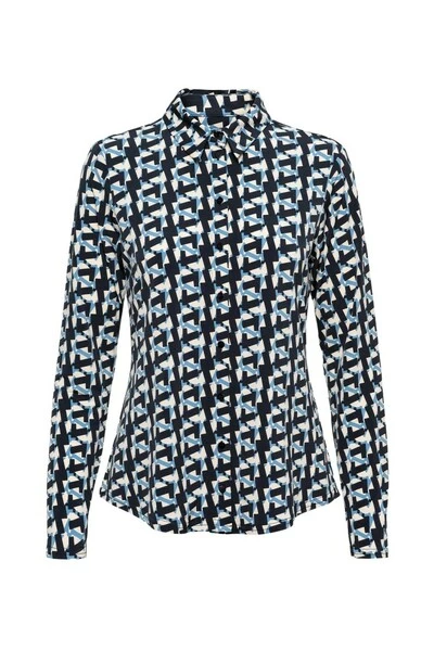 &Co Woman Longsleeve Shirts Shirt Blue 2 &Co Woman Longsleeve Shirts Shirt Blue - Afbeelding 2