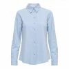 &Co Woman Longsleeve Shirts ;CO WOMAN OLIVIA TRAVELLBLOUSE CHAMBRAY BLUE Blue