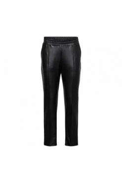 &Co Woman Leren Broeken HOLLY PU Black
