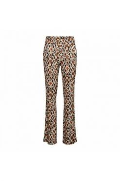&Co Woman Wijde Broeken Wide Trousers Brown