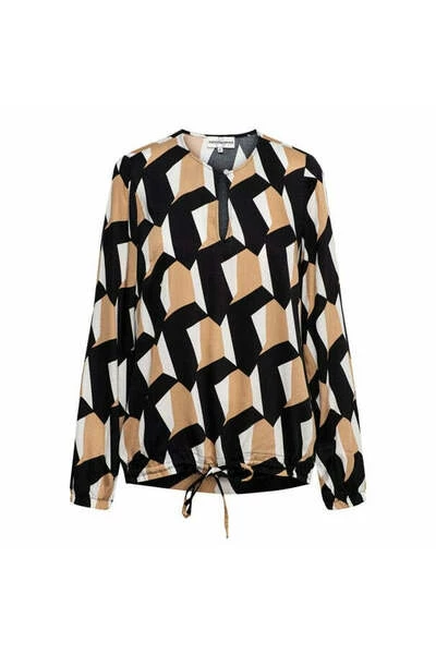 &Co Woman Blouses Co Woman Anabelle Graphic Blouse Beige 2 &Co Woman Blouses Co Woman Anabelle Graphic Blouse Beige - Afbeelding 2