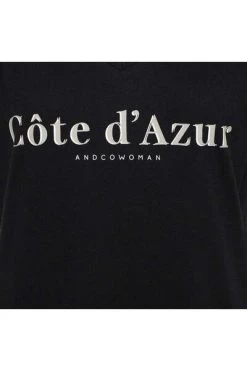 &Co Woman T-Shirts Black