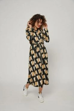 &Co Woman Casual Jurken Alexia Long Dress Black -&Co Woman Verkoop d028c64b9b2fe30a9514baf38a6a554f