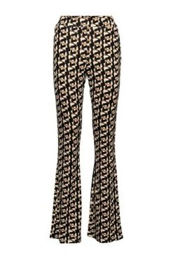 &Co Woman Wijde Broeken Trousers Brown -&Co Woman Verkoop d10fcd5201be6647989009b7c771a1ad