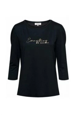 &Co Woman T-shirts Co Woman Top Black