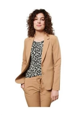 &Co Woman Blazers CO WOMAN PHILEINE BLAZER CAMEL Brown