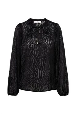 &Co Woman Blouses Aisha Blouse Black -&Co Woman Verkoop d637c809b01424f2377883510a03bff3
