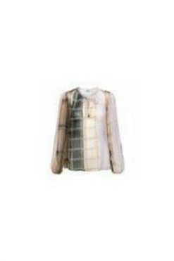 &Co Woman T-shirts Alicia Check Shirt Beige