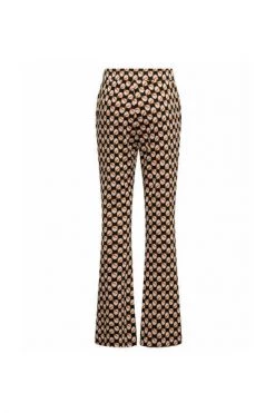 &Co Woman Wijde Broeken Dora Dot Pants Brown -&Co Woman Verkoop e4d24321549a24bb8277573a09b2f83b