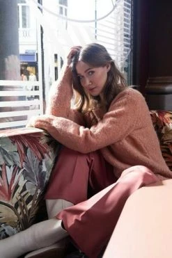 &Co Woman Chino's Broek CHARLOTTE COMFORT Pink