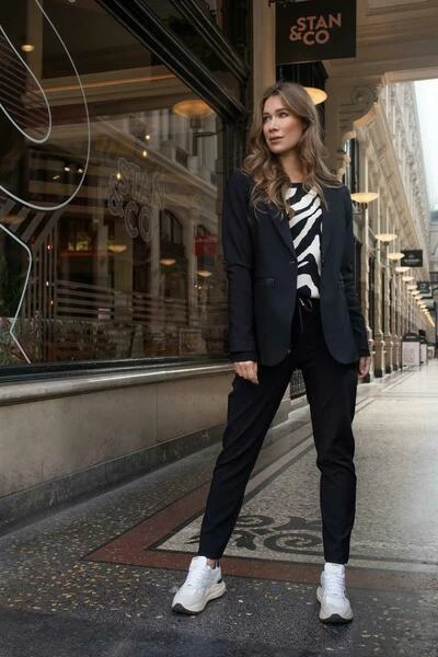 &Co Woman Sweaters Pullover Black 3 &Co Woman Sweaters Pullover Black - Afbeelding 3