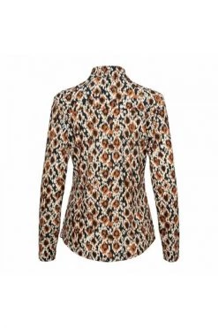 &Co Woman Longsleeve Shirts Andco Woman Lotte Sunset Brown -&Co Woman Verkoop f6edd7adcff18f141a14651b8a1c3202